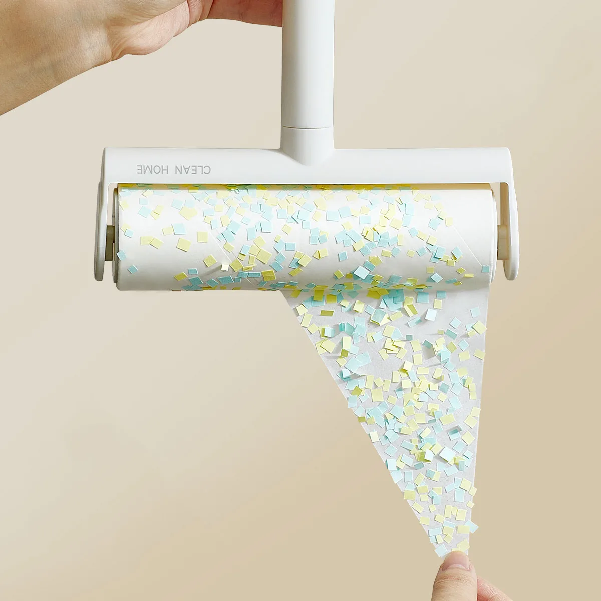 Portable Self-Cleaning Mode  60 Sheets Replaceable  roller Clothes Furniture Dust cleaning Lint Sticking Roller