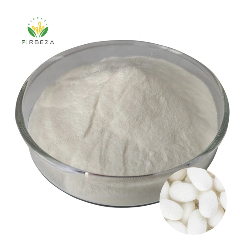 
Factory Supply 100% Organic Silk Protein Peptide Powder  (1600292715601)