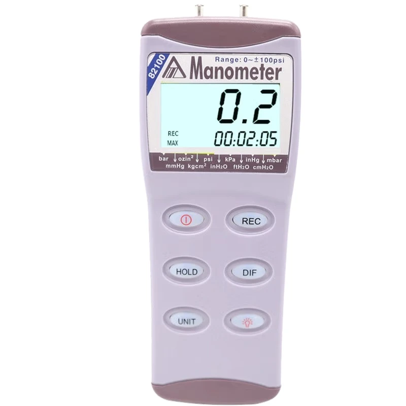 AZ82100 Digital Vacuum Gauge Manometer Pressure meter 100psi