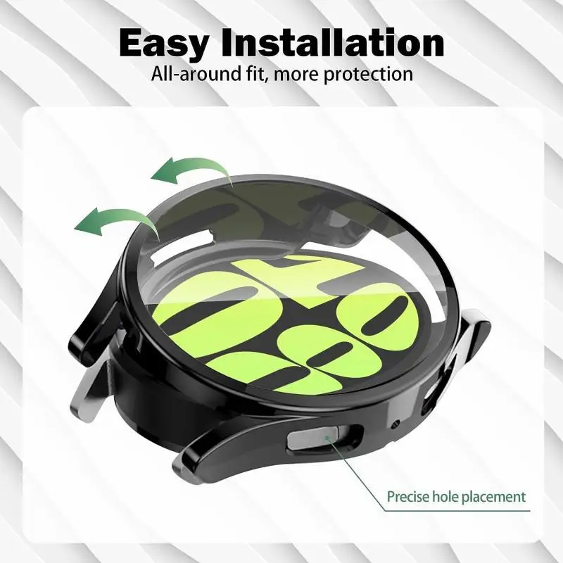 Soft TPU Watch Case for Samsung Galaxy Watch 7 40mm 44mm Full Cover Screen Protector Case Bumper for Galaxy Watch 7 Accessories