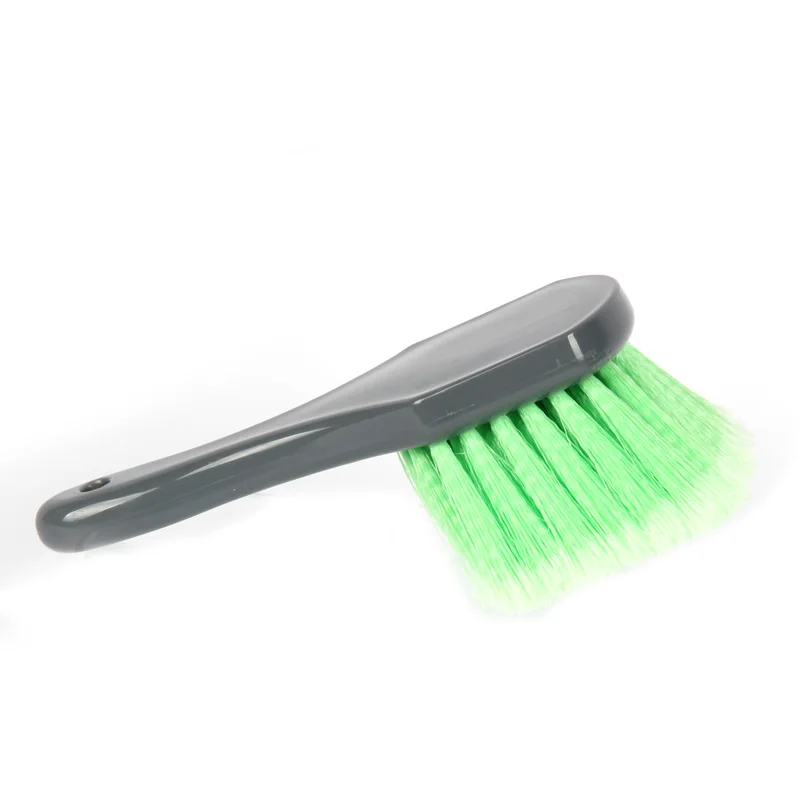 AUTO TIGER Green PP hair Car Tire Wheel Washing Cleaning Detailing Brush For Auto Care