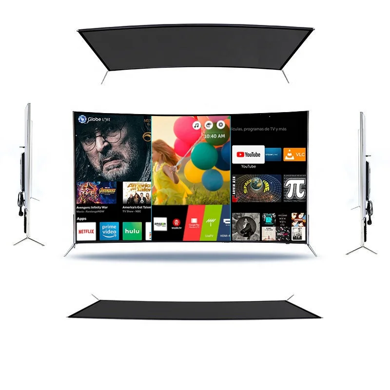 55inch Curved LED Tv Screen Ultra HD 4K Television 55 Inch Smart Tv
