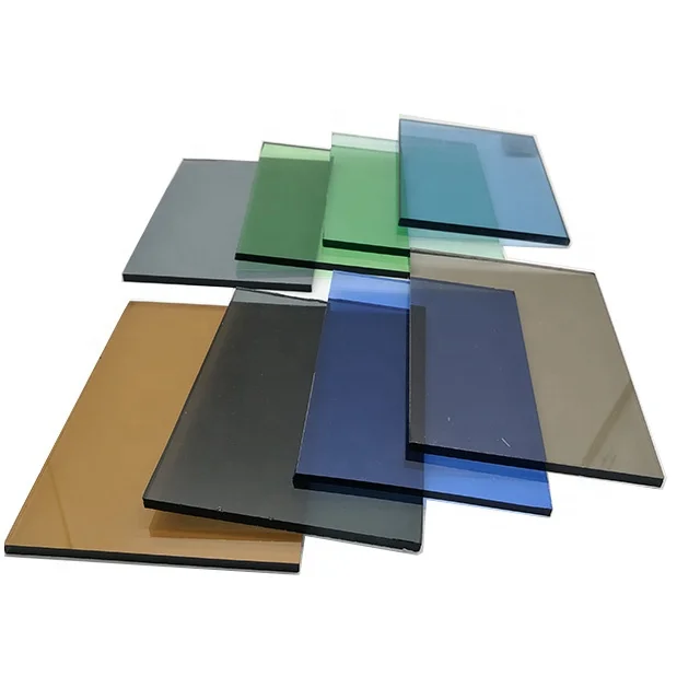 4-8 mm tinted float glass for curtain wall windows