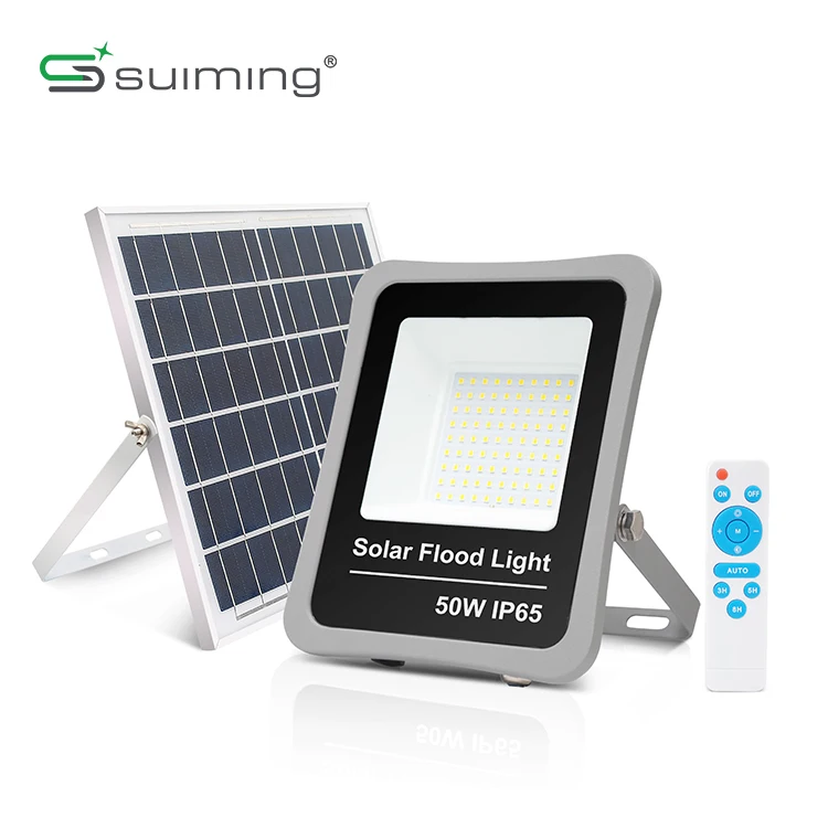 Very Bright Solar Flood Light SMD2835 Chip Sd Solar Flood Light LED Black Electric Garden Luces Led 80 Led Street Light 100w 100