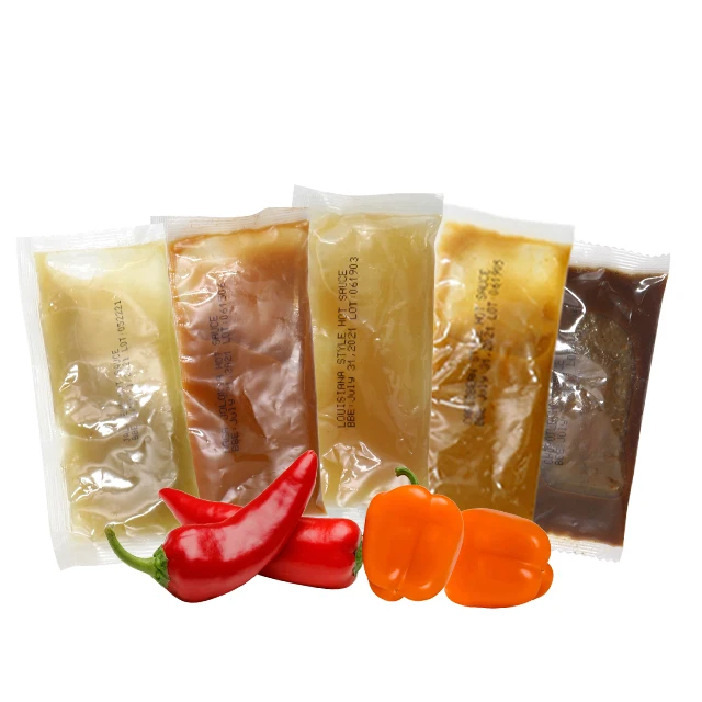 Китайская традиционная мини-упаковка для приправ, пакетик для тайского соуса с красным перцем и Чили