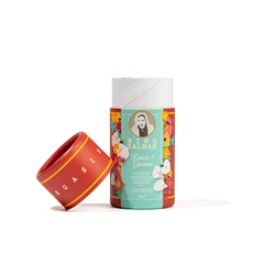 Custom Logo Eco Friendly Shaker Container Food Packaging Paper Tube Round Sifter Containers For Spices Salt Packaging