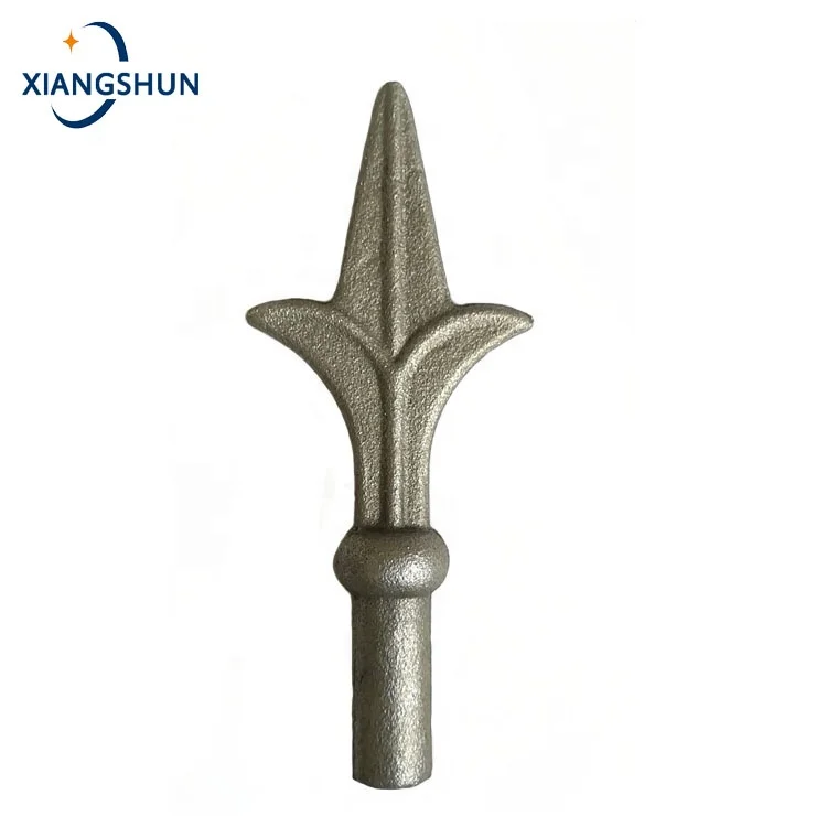 Hot Forged Iron Spears for Fence rail Ornamental post tops