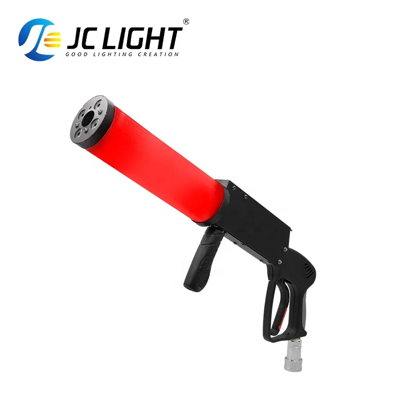 Popular Stage Special Effect Mini Handheld Carbon Dioxide Led Co2 Gun Party Wedding Dj Gas Column Gun Smoke Jet Fog Machine Gun