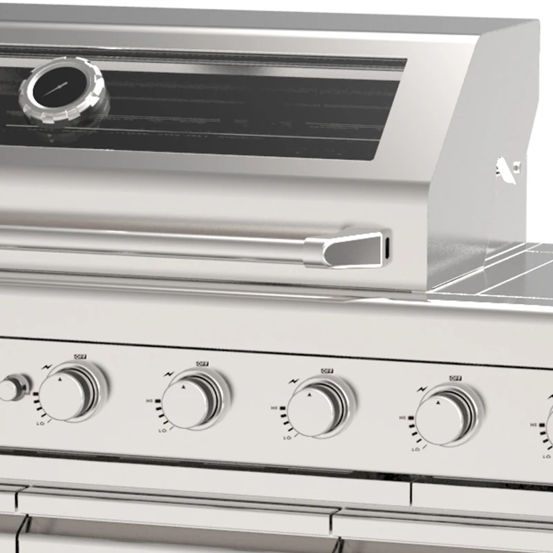 Outdoor Backyard Camping Family Party Trolley Barbecue Grill Smokeless Bbq Grill