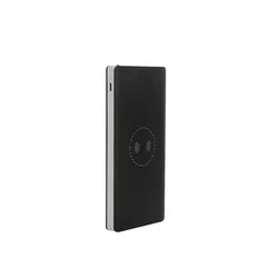 Hot selling PD18W multiple Ultra-thin Charger flashlight  Wireless Power Banks 10000mah with Rohs