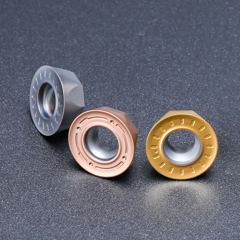 HUHAO CNC lathe machine rpmt turning cutter round type Turning blade RPMT Carbide Insert coated steel grooving inserts