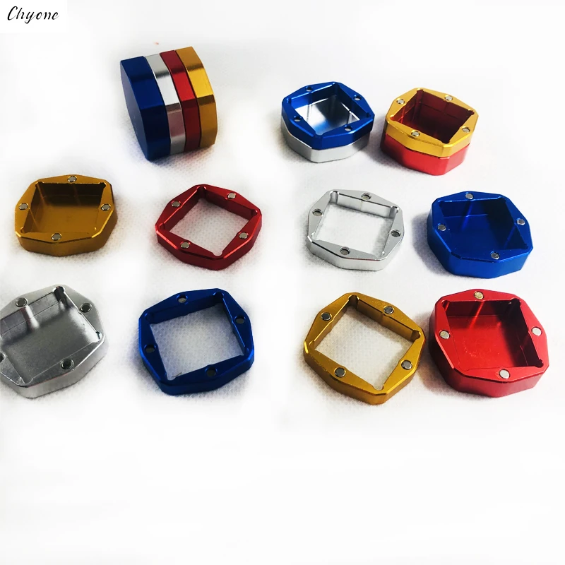 Chyone custom logo octagon  magnetic 4layers pool cue chalk holder carom cue chalk holder