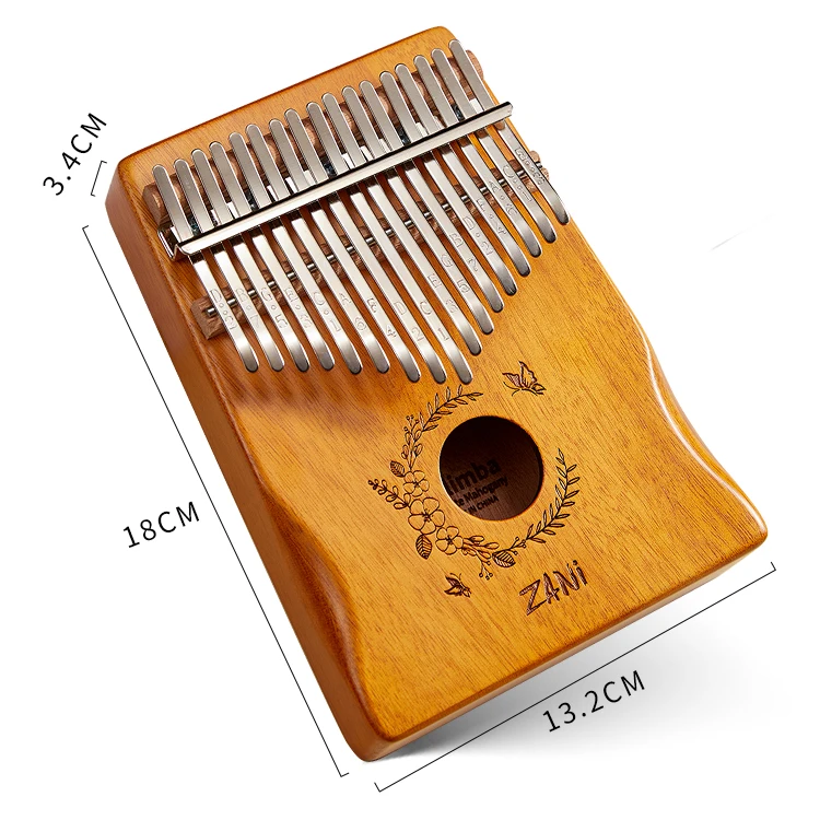  Оптовая продажа пианино для пальцев kalimba 17/21 деревянный музыкальный инструмент дешевая поддержка