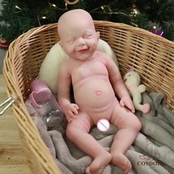 Custom full platinum silicone body real silicone reborn baby dolls popular reborn boy doll