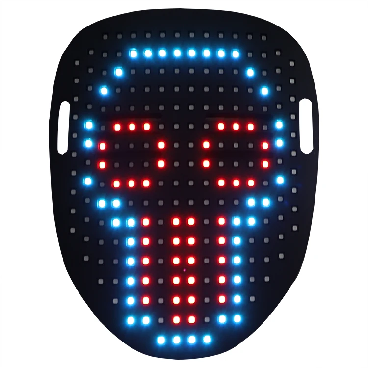 Low Price Halloween Party Masks 12121 LED RGB Light up ABS Plastic Sponge Masks 0.5W SMD3535 Cosplay Face Masks