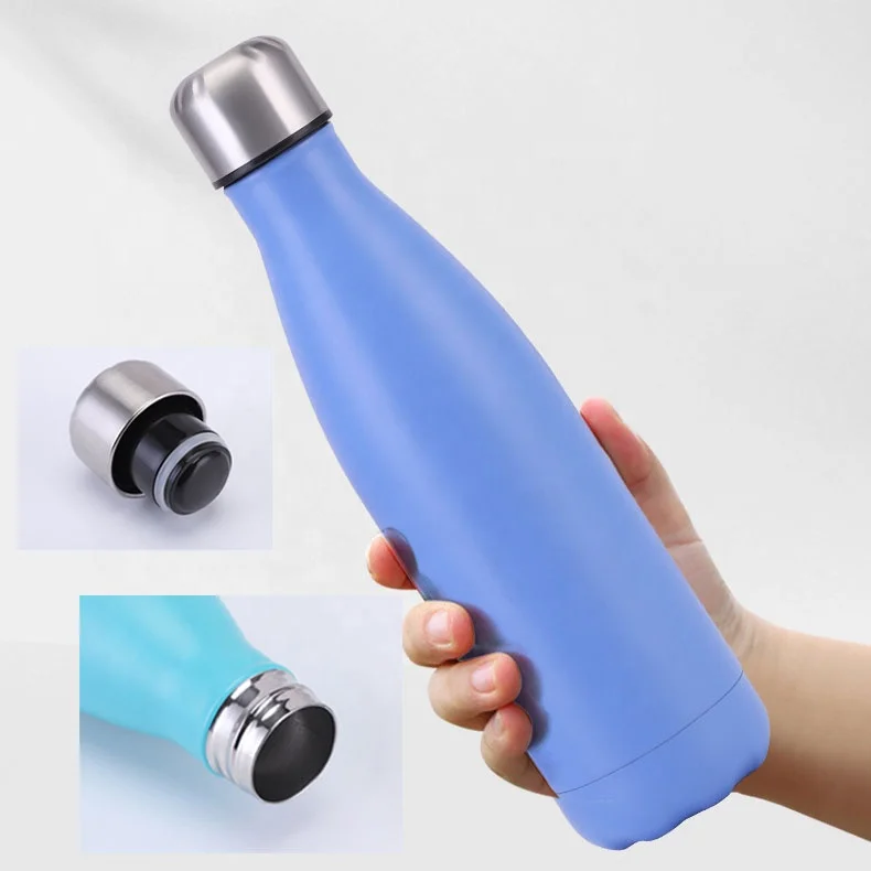 Противоскользящая Спортивная бутылка для воды без Bpa Двойная Стенка из нержавеющей стали вакуумная фляжка