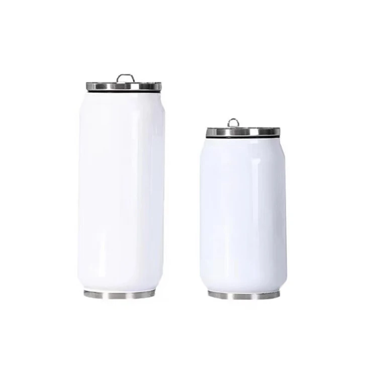 Hot sale 350ml 500ml stainless steel vacuum insulated glasses soda can tumbler sublimation