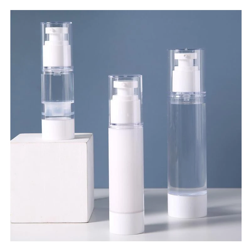 High Quality Plastic Portable Airless Bottle Cosmetic Treatment Pump Travel Empty Container Perfume Bottle Lotion Bottles H1114