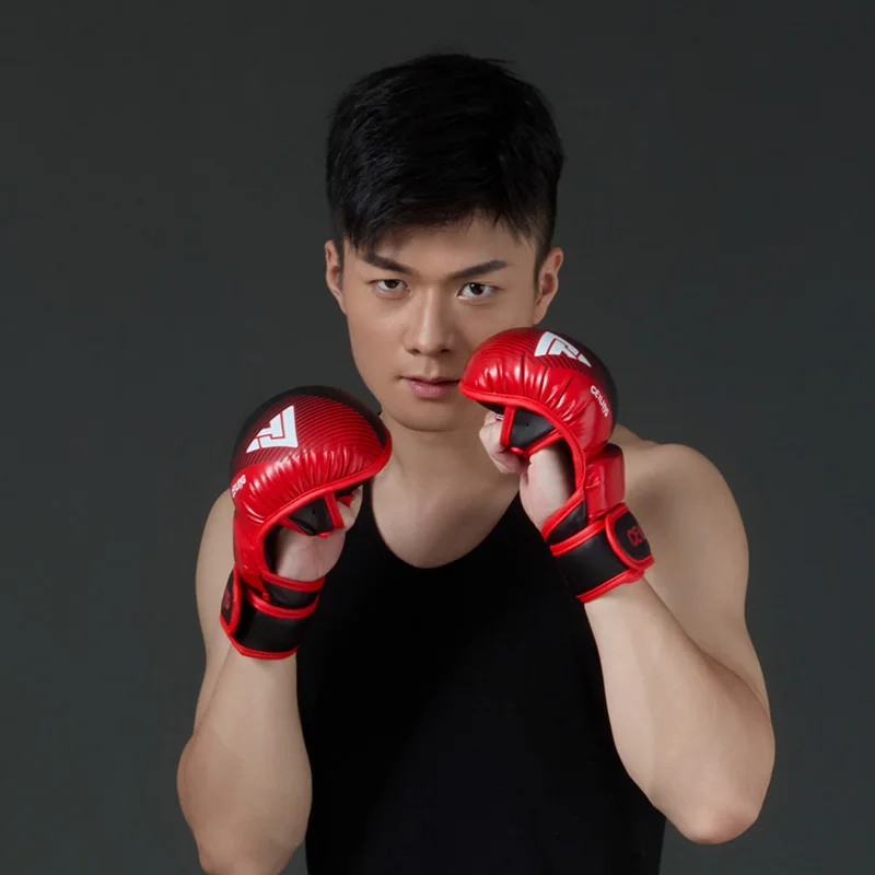 7oz 12oz Mma Professional Gloves Factory OEM Training Muay Thai MMA Sparring Gloves