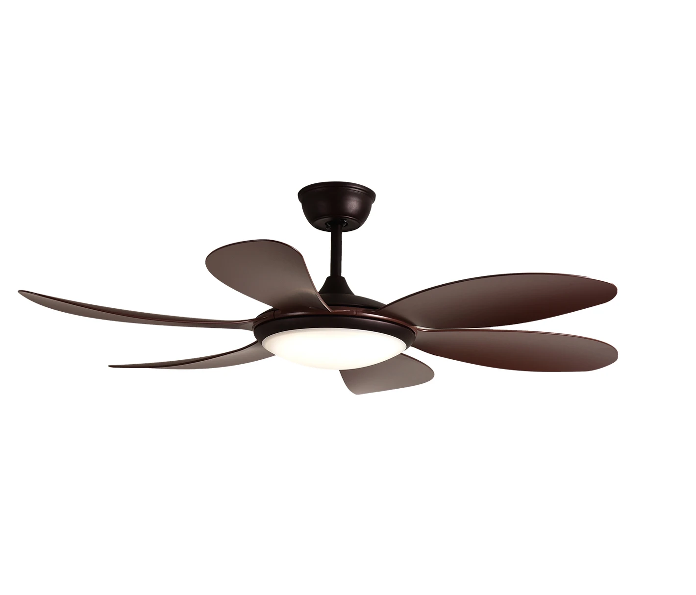 
White Modern Style Indoor sleek bedroom ceiling fan with light living room ceiling fan with light 110v 