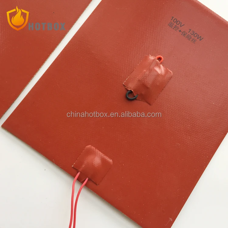 Electric Silicone Rubber Heating Pad with Digital Temperature Control/thermostst/fuse