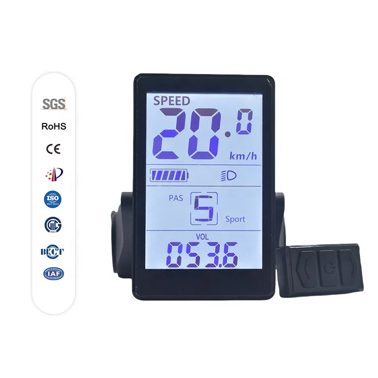 Factory Price Screen Display 36V 48V Electric Bike Scooter M6H Icd Bike E Display For Bicycle