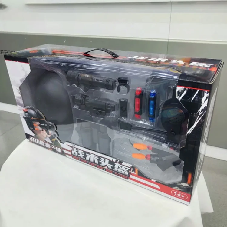 Super Cool Counter-Strike Pretend Role Play Military Tactical Toy Kids Includes Black Helmet Earphone Binoculars-Made Plastic