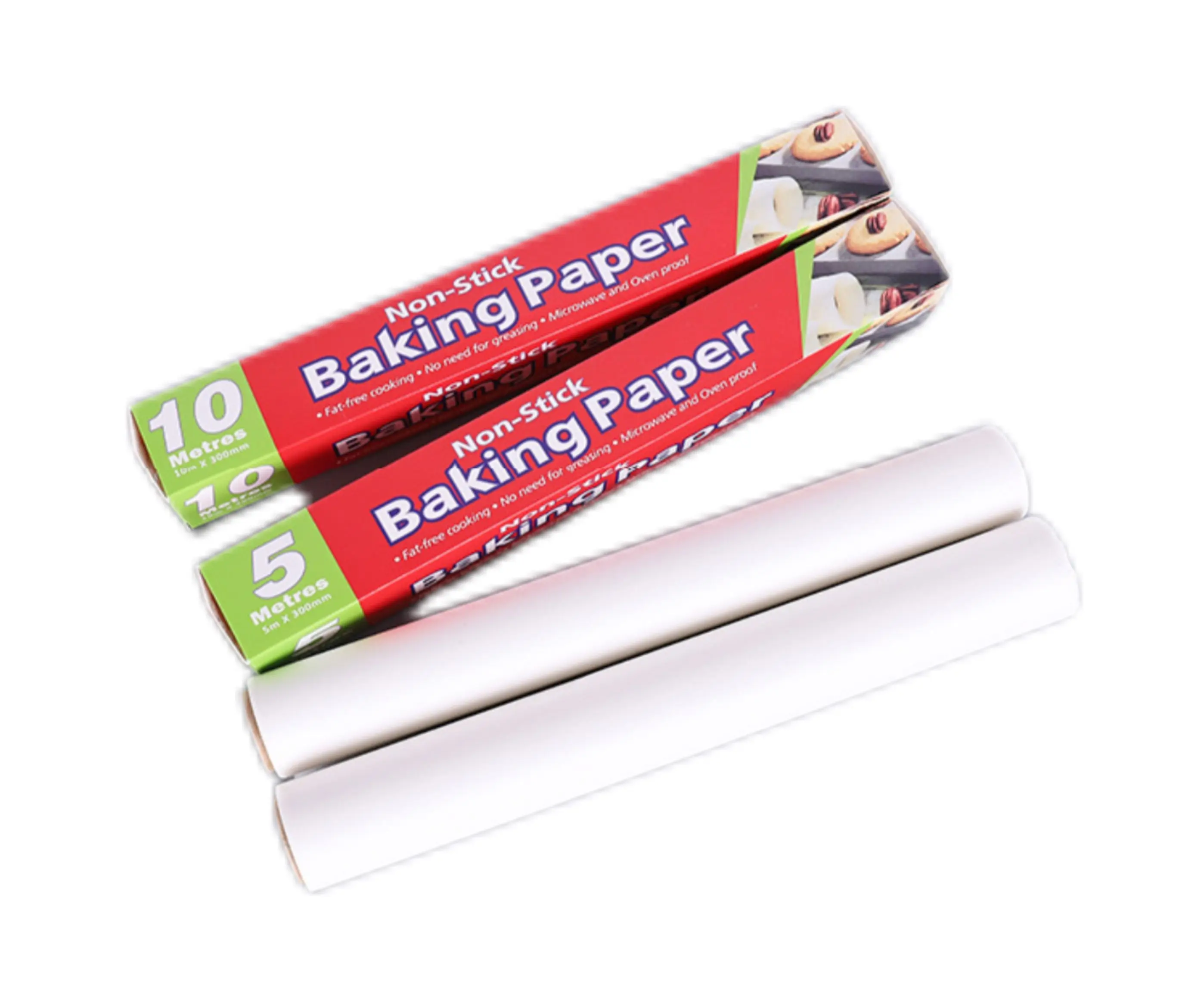 Custom 38cmx50m fats and heat resistance reusable professional food grade silicone parchment baking paper in jumbo roll