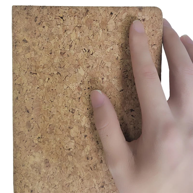 Customizable Natural Cork Leather Continuous Menu Cover Holder for Restaurant Cafe Bar Menu Folder