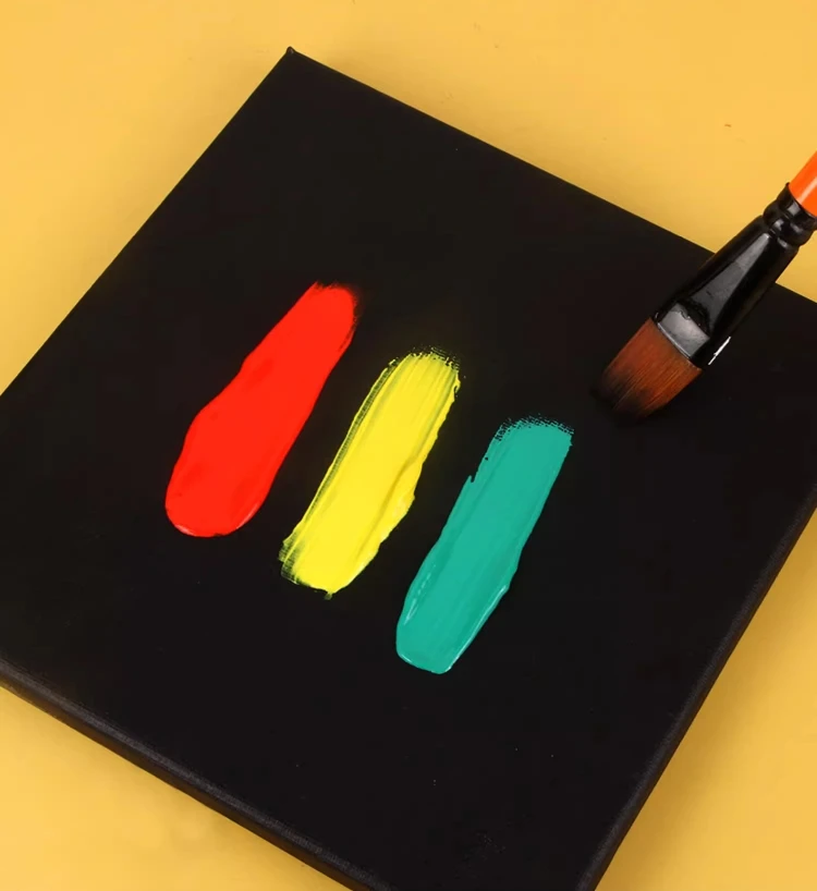 Waterproof Black Coated Hand Oil and Acrylic Painting Canvas Roll For Pigment UV Latex Epson Printer DIY Paint Canvas Roll