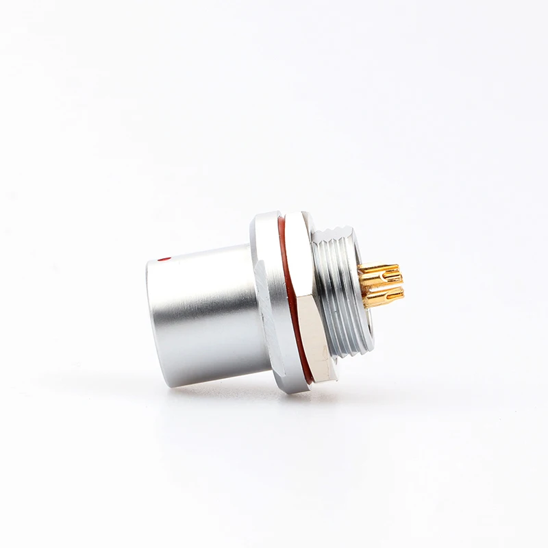 F series 2 4 6 8 PIN Male Plug Push Pull Self-latching FGG EGG Connector For Holter recorder