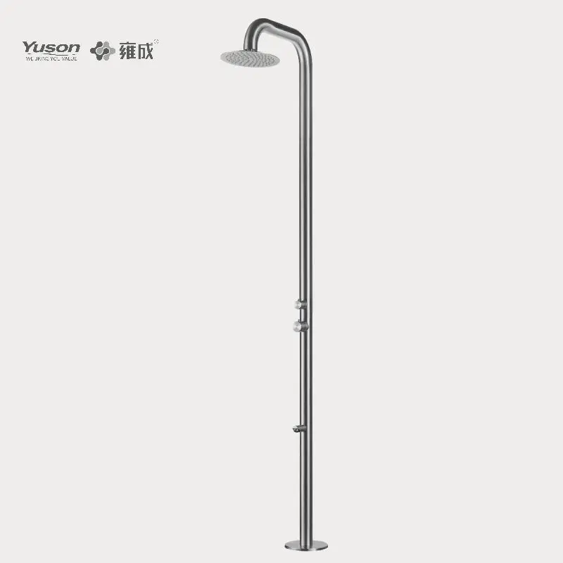 YUSON YS78662 Wholesale Private Label Stain proofing stainless steel 316 pool shower outdoor shower public beach for swim