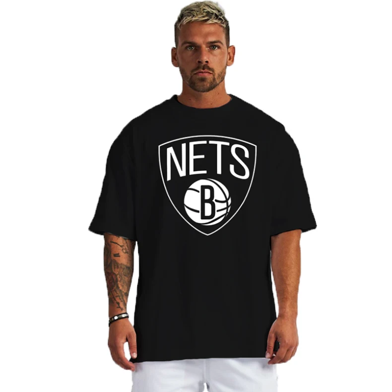 Custom graphic 100% cotton print man nets t shirt