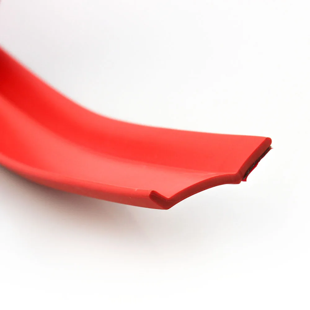 3D Accessories Car Front Bumper Lip Splitter 2.5M Body Spoiler Chin Skirt Protector Bumper Strip for Universal