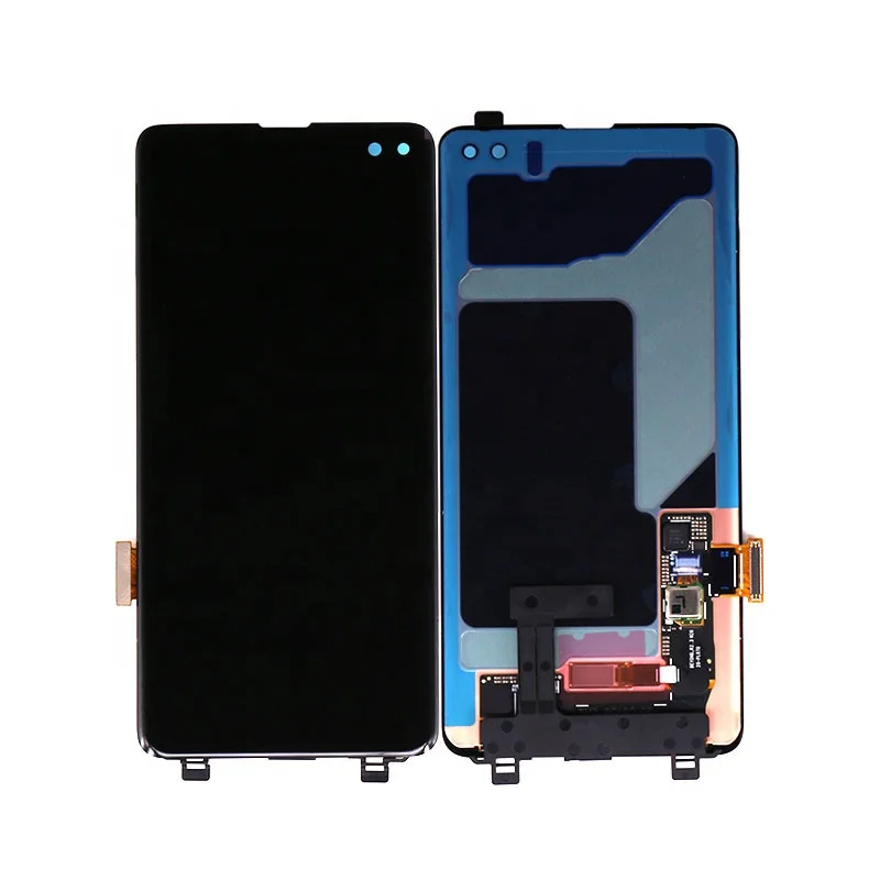 KULI оригинальный качественный Мобильный ЖК-дисплей для Samsung S10 plus оригинальная цветная изогнутая поверхность ЖК внешнее стекло сенсорный экран