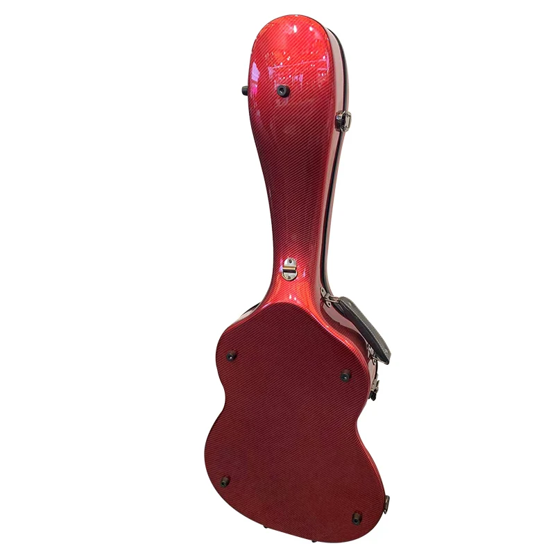 Professional custom Fiberglass Guitar Case for Acoustic / Classic Guitar Hard Shell