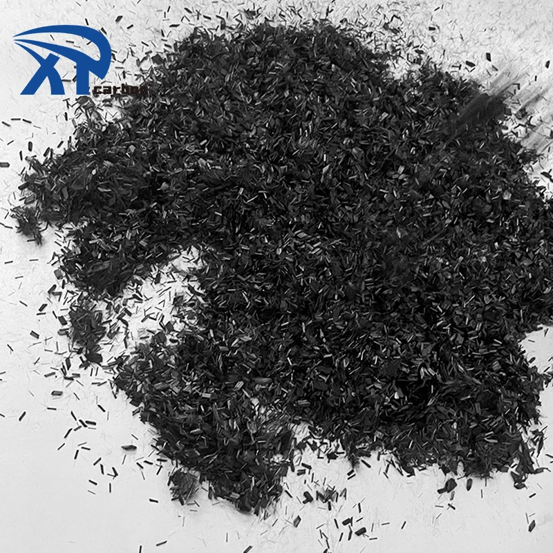 3mm chopped Factory Hot Sale High Grade  carbon flakes strand  forged