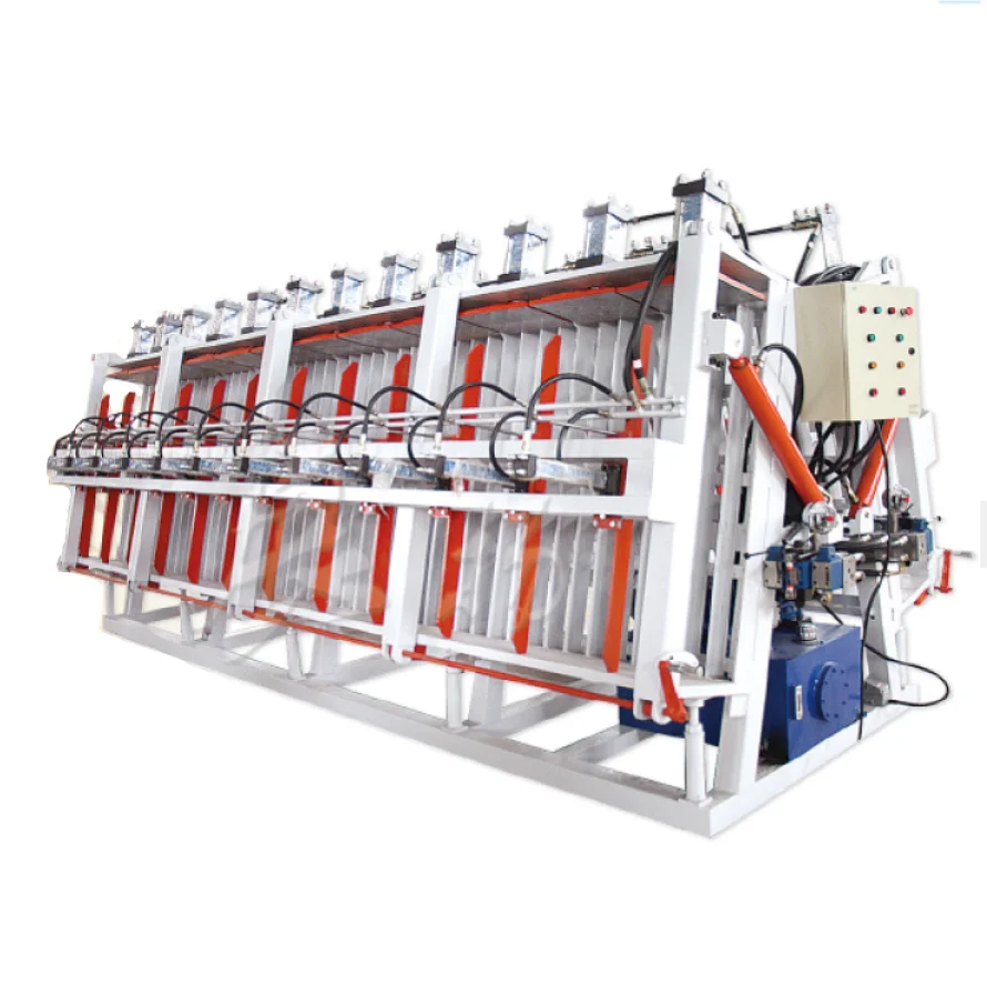 Parquet and Engineering Wood Flooring Hydraulic Press Clamp Carrier Machine