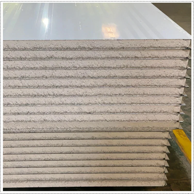 Modern foam building materials board insulation foam panel for cold room Color steel plate EPS sandwich panel