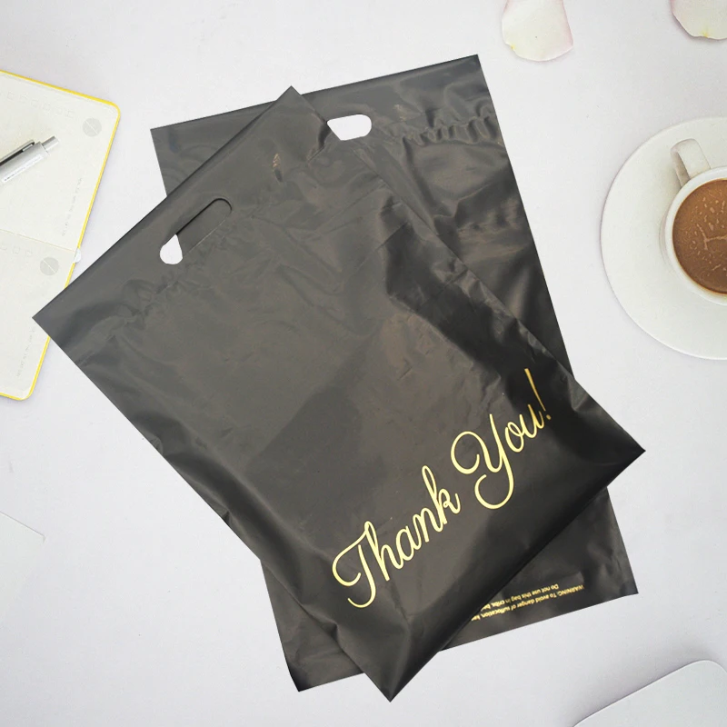 Wholesale custom logo plastic mailing bags envelope courier package polymailer clothing packaging mailing bags with handle