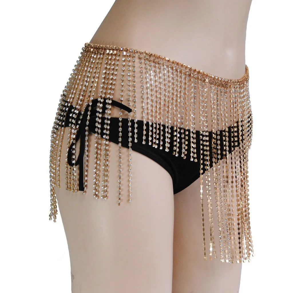 Fashion Sexy Nightclub Chain Women Fashionova Full Diamond Jewelry Body Chain