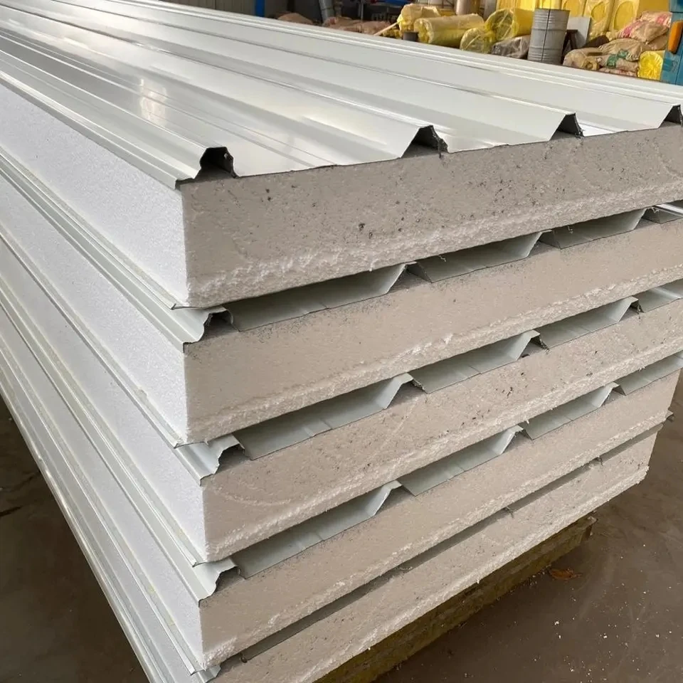 Precast House Concrete EPS Foam Color Steel Sandwich Panels