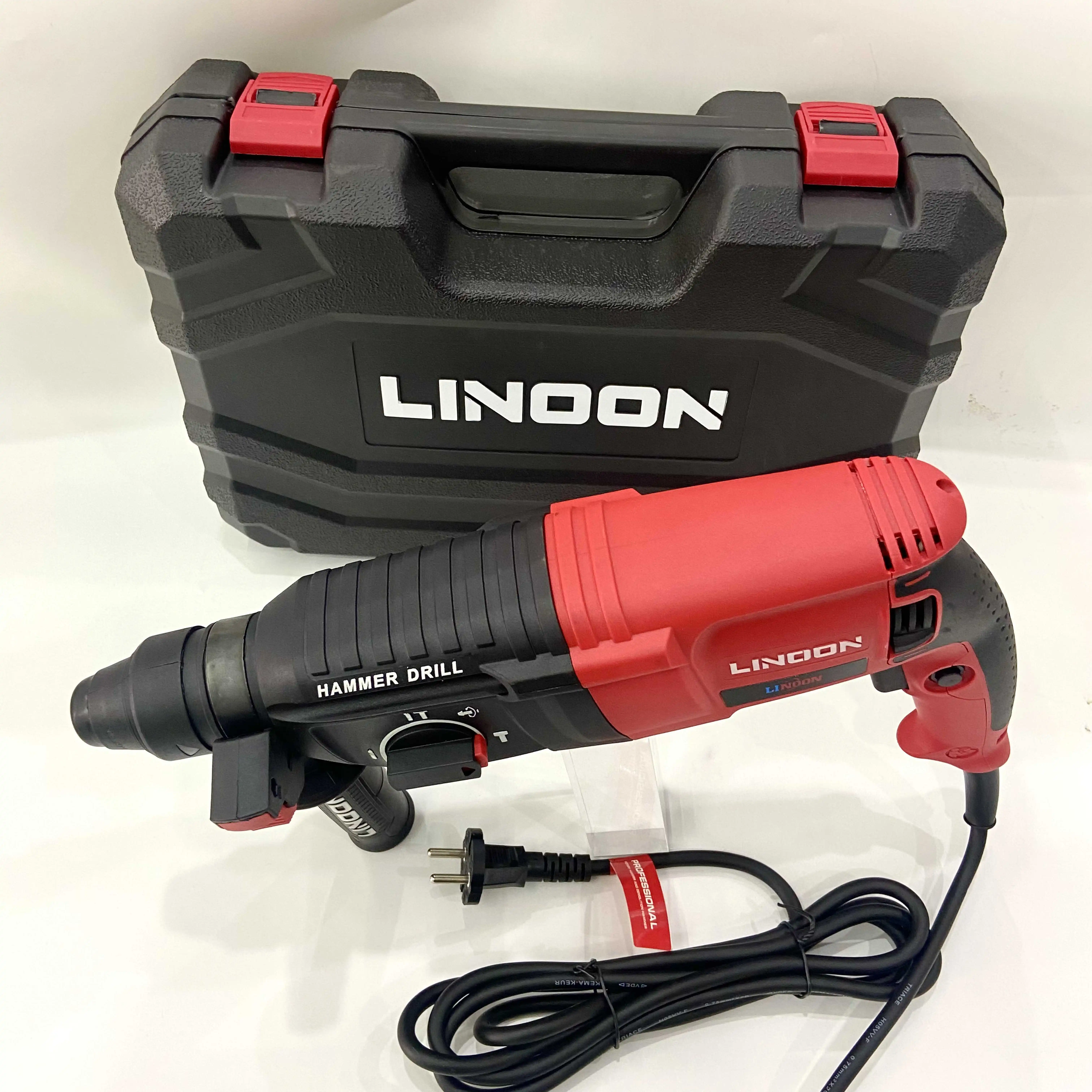 LINOON 3 Function Hammer Drill With cheap Price Power Tools 26mm Rotary Hammer Drill