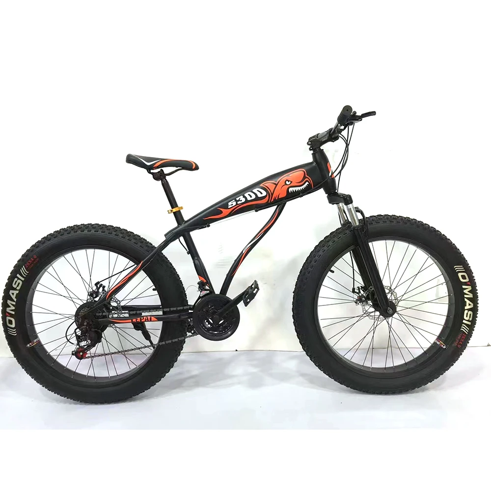 Wholesale bikes  21speed  fat tire mountain bike   18 20 22 24 inch fat Tyre mountain bike for boys