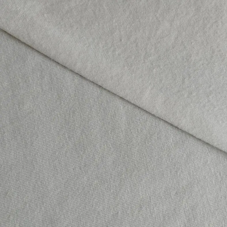 Fashional eco friendly knitted hemp bamboo spandex stretch jersey