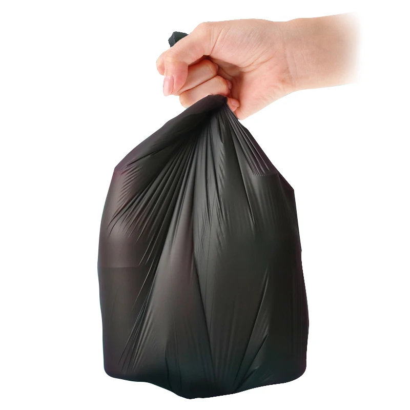 Heavy Duty Hdpe Ldpe  23 30 Gallon Black Plastic Biodegradable Home Dustbin Garbage Bag 120l 80L Bin Liners Reusable Trash Bags