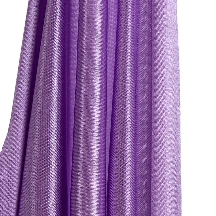 50D Superior Twinkle 160cm Width 88%Nylon 12%Spandex 125gsm Stretchy Knitted Leisure Shirt Skirt Dress Satin Fabric