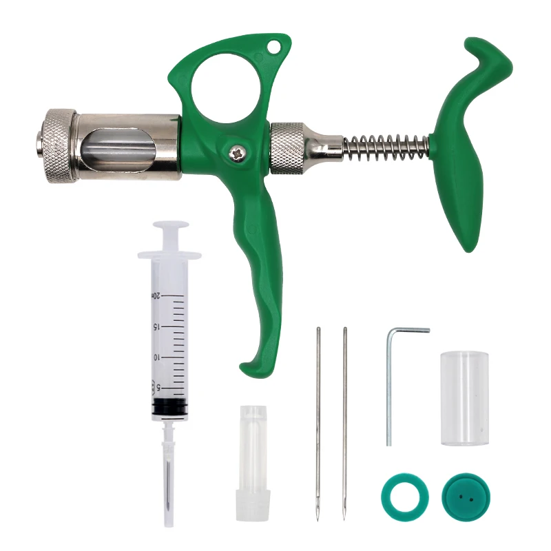 5ML Automatic Fowl Pox Vaccine Avian Vaccines Injection Poultry Hen Pox Double Chicken Vaccine  Needle