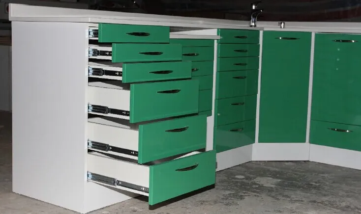 Full Furniture Metal Material Design Modern Equipments Modular Clinic Furniture Dental Wall Medecine Cabinets With Drawers