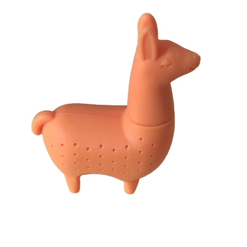 2020 Hot Selling BPA Free Silicone Alpaca Tea Maker llama Tea Infuser Strainer